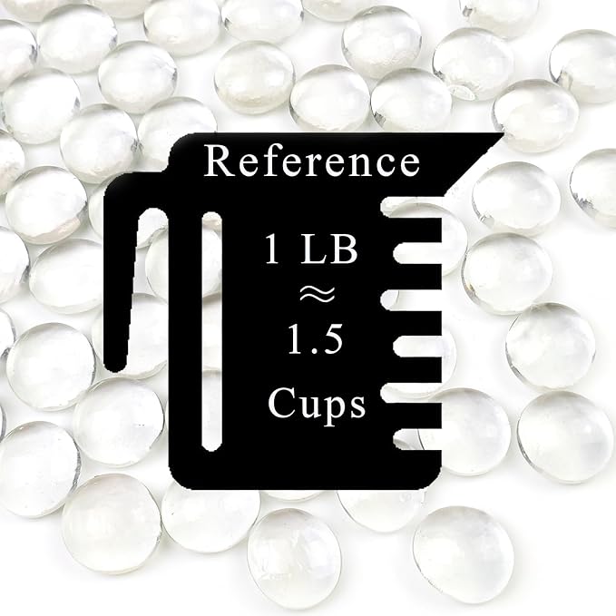 FANTIAN 1lb Clear Glass Beads for Vases - Image 4