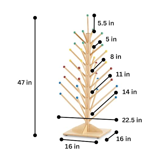 Jonti-Craft 0488JC Puppet Tree for 33 Puppets - Image 2