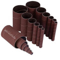 18 Pack Spindle Sander Sleeves, Sanding Sleeves for Oscillating Sander, 120 Grit Sandpaper, 4-1/2" Length, Each 3 of 1/2",3/4",1",1-1/2", 2", 3" Diameter