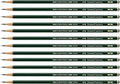 Faber-Castell Pencils, Castell 9000 Graphite art 2B pencils by Faber-Castell
