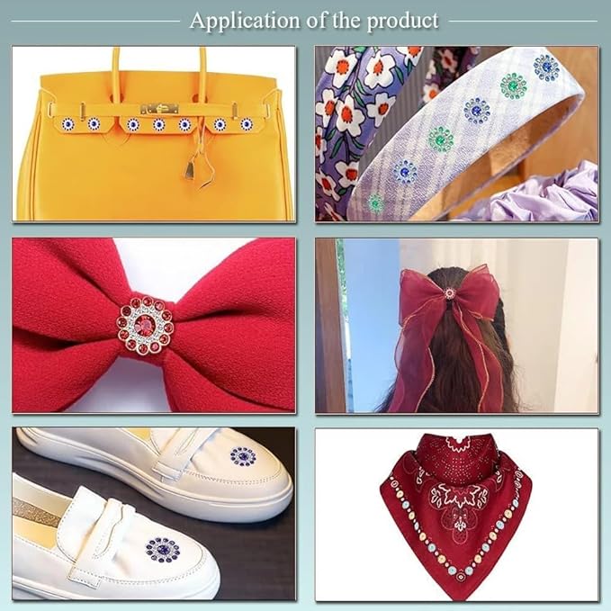 100pcs Sew on Rhinestones Crystal Gems Sunflower - Image 6