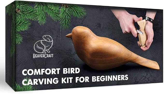 BeaverCraft Wood Carving Kit Comfort Bird DIY Kits by BeaverCraft