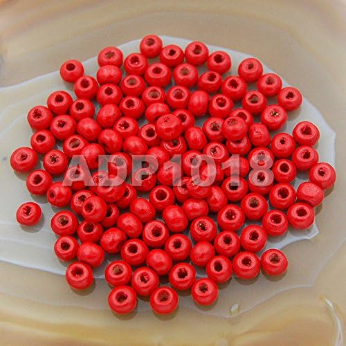 AD Beads Wood Spacer Loose Wooden Craft Beads Big Hole Beads Assorted by ADBeads