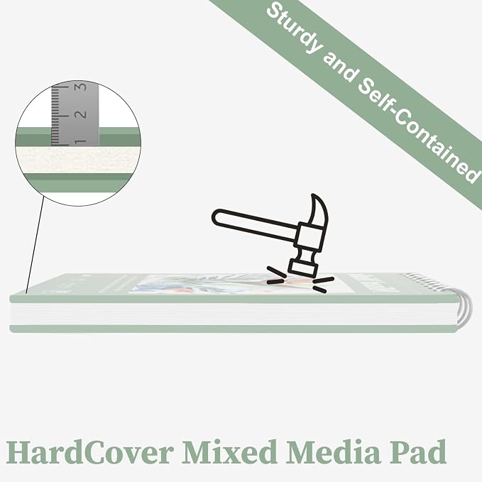 Fuxi Small Mixed Media Sketchbook, 50 Sheets Per Pad. - Image 6