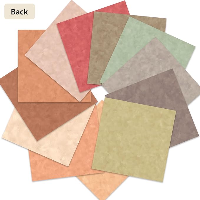 12×12 Boho Scrapbook Paper Vintage Flower Patterned Papers Pad, 24 Sheets - Image 4
