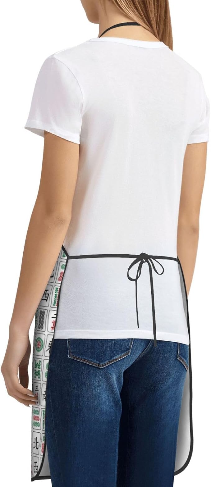 Apron Cooking Chef Work Shop Women Men Baking Decorations Painting Bbq Grilling - Image 5