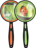 Ocim 2 Pack Magnifying Glass, 75mm 10X Handheld Shatterproof Magnifier Lens by Ocim