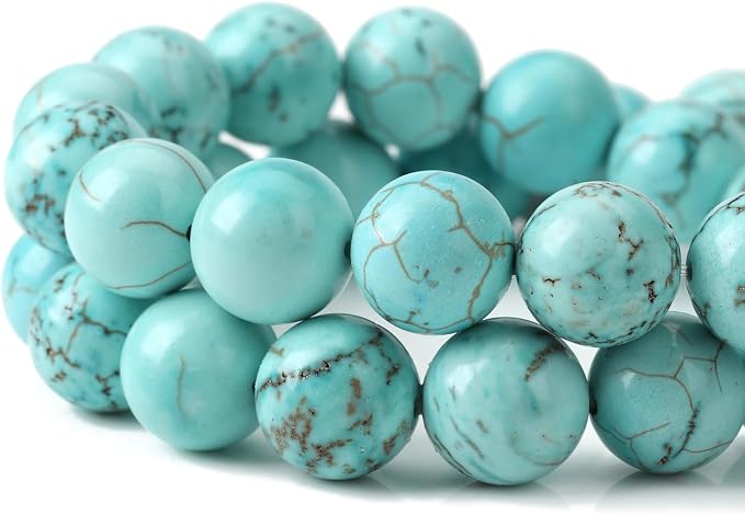 Zenkeeper 108Pcs Turquoise Spacer Loose Beads Bulk - Image 2