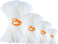 Zip Ties Assorted Sizes 400 Pack 4/6/8/12 Inch Cable Ties Heavy Duty Plastic by WLEAD