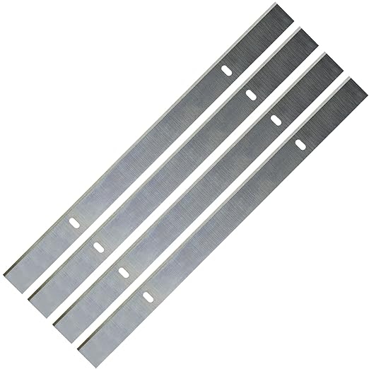 Planer Blades 261mm HSS Planer Knives 10-2/7 Inch Jointer Knives for Scheppach HMS1070 HMS850 HMS2000, Jet JPT-10B, Erbauer EPT1500, SRF-254-1600S,261x16.5x1.5mm,4 Pcs