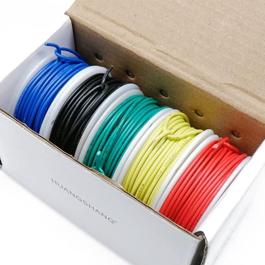 Treedix 23ft 22awg Solid Wire Jumper Wires Hookup Stranded Wires Kit Tinned - Image 5