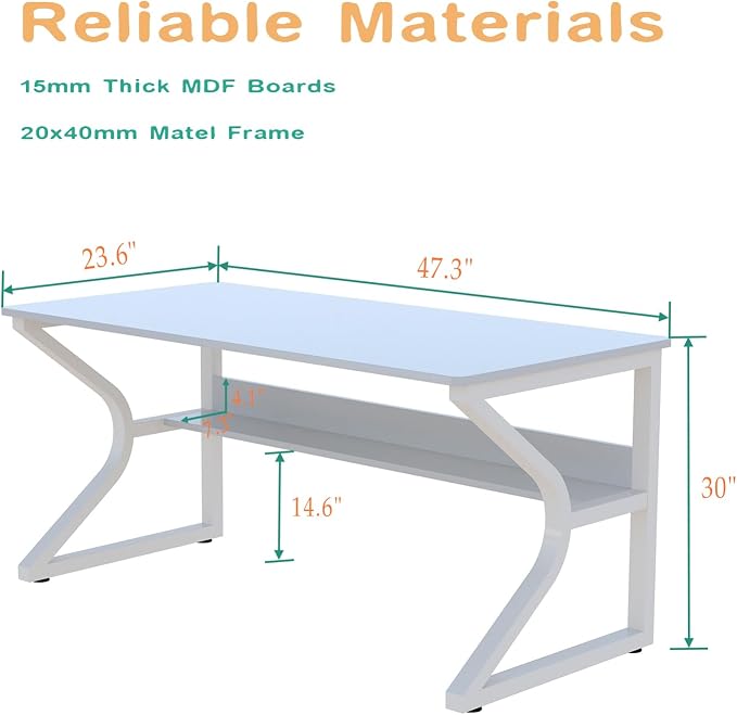 OSCHF 47.3-Inch Writing Desk - Image 2