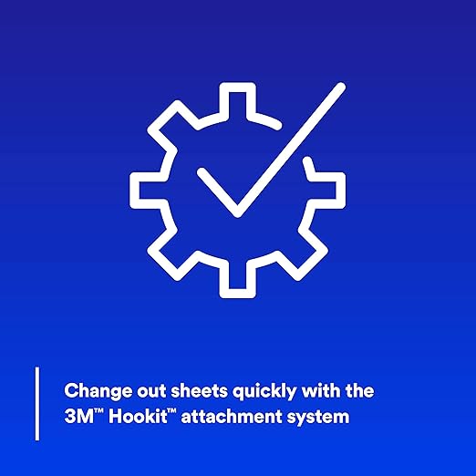 3M Hookit Blue Abrasive Sheet Roll, 36195, Multi-Hole, 2.75 in x 13 yd, 320+ Grade, Automotive Sanding Roll Sandpaper for Coating Removal, Body Repair, Auto Sanding