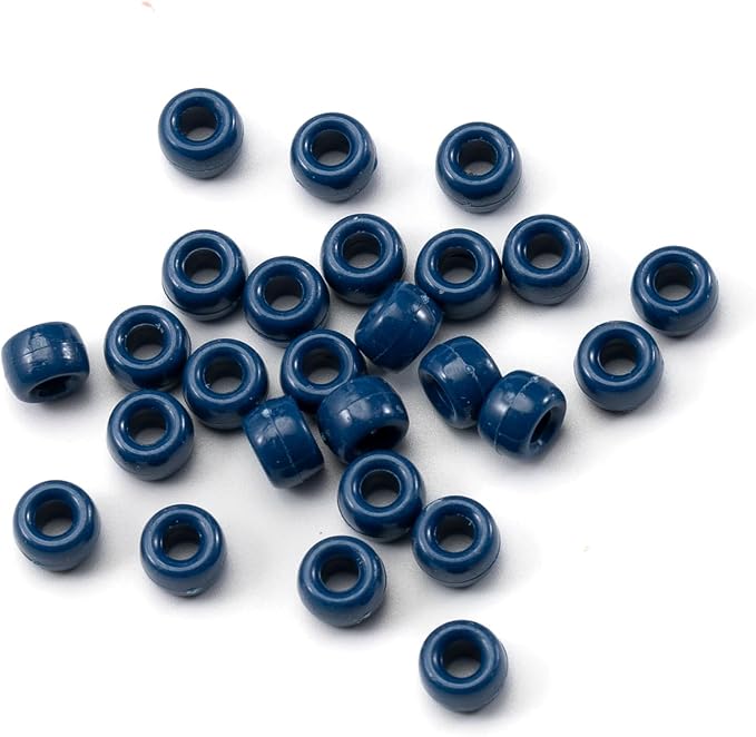 1000 Pcs Acrylic Pony Beads 6x9mm Bulk - Image 6
