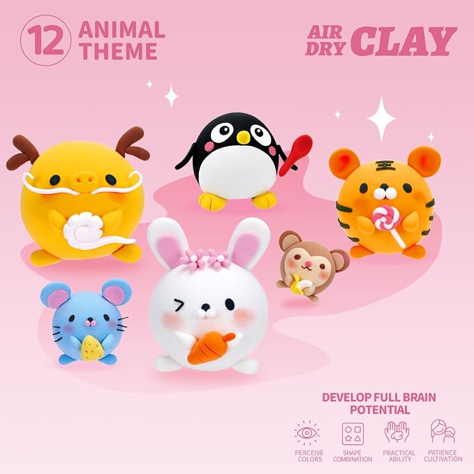 LOUFOR Air Dry Clay Kits - Image 5