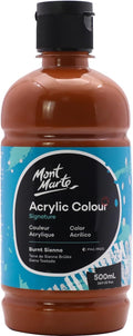 Mont Marte Signature Burnt Sienna Acrylic Paint, Semi-Matte Finish, Suitable by MontMarte