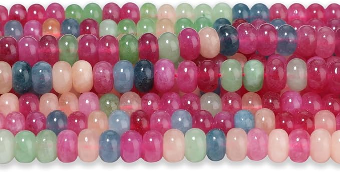 Songxi 5x8mm Natural Candy Tourmaline Beads, Gemstone - Image 8