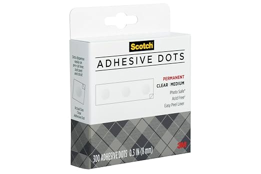 Scotch Adhesive Dots, 300 Dots/Pack, Easy Dispensing, Photo-Safe - Image 3