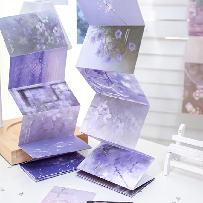 120 Sheets Aesthetic Landscape Memo Pads, 2.6x4.1 Cinematic Scenery - Image 3