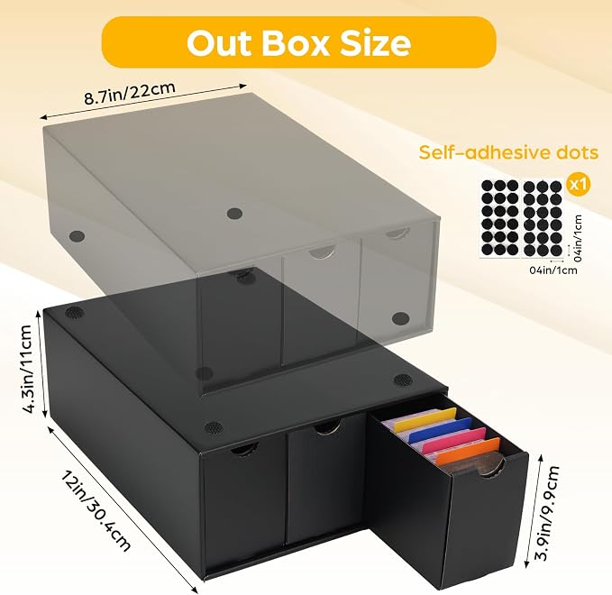 RLAVBL 12-600 CT Trading Card Storage Box - Image 2