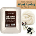 Woolbuddy Core Wool 1lb for Needle Felting, Handmade Wool Roving for Needle by Woolbuddy
