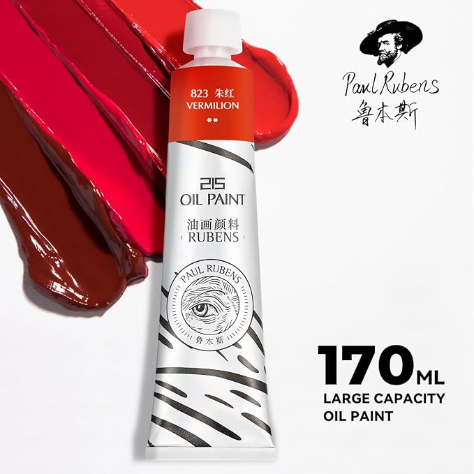 Paul Rubens Oil Paint, 20 Basic Colors*170 ml LargeTubes, Professional Oil - Image 5