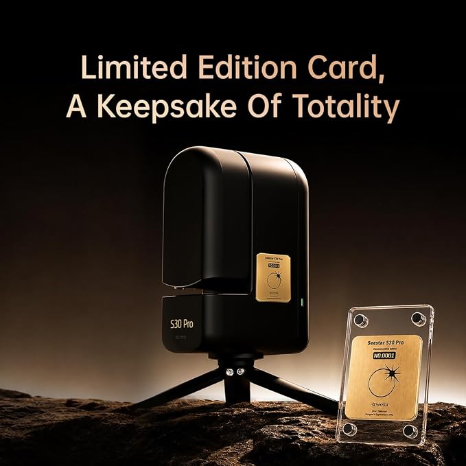 Seestar S30 Pro Smart Telescope Black Edition | 4K Dual Camera, Auto Tracking & - Image 2