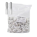 Fidioto 1000pcs AWG16 Wire Ferrules Terminals Kit, Wire Insulated Cord Pin Ends Terminals for Electric, Industrial, Chemical Industry, Power Control System, etc. (White-1000PCS-16AWG)