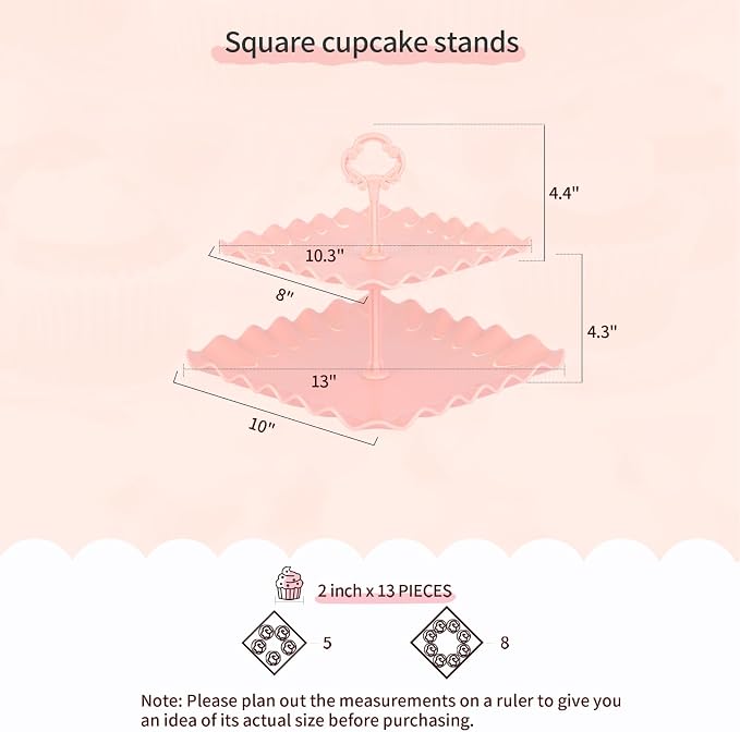 Pack of 11 NWK Cake Stand Set, - Image 2