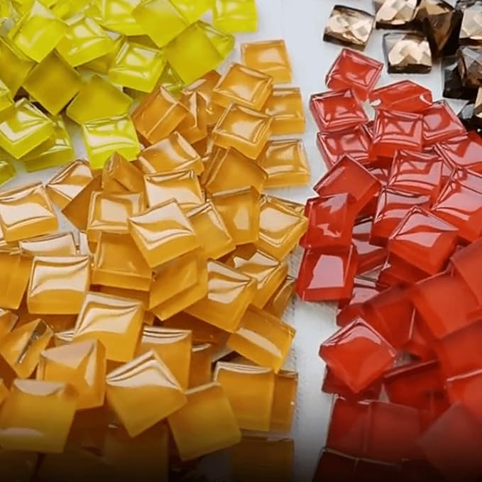 500G/ 1.1LB Bulk Crystal Mosaic Tiles - Image 4