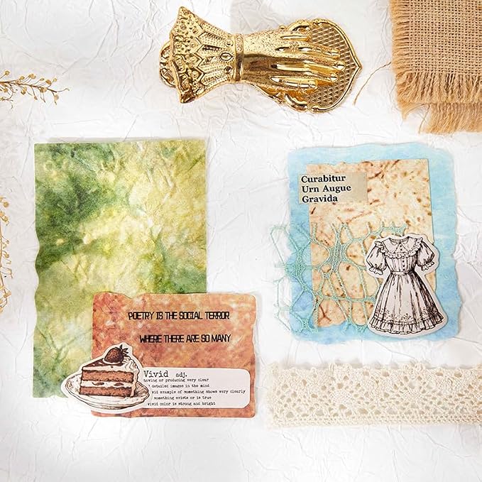 192Pcs Textured Scrapbook Paper Kit - Image 3