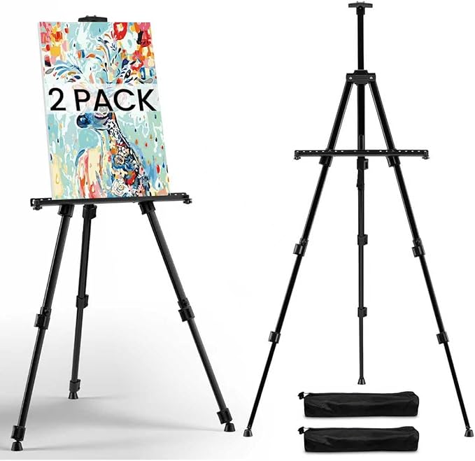 RRFTOK 2 Pack 17-66 Inch Art Easel Stand by RRFTOK