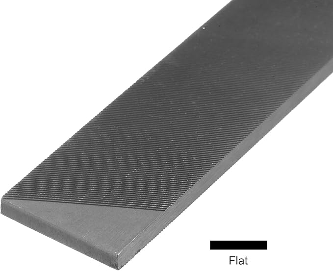HARFINGTON Farmers Own Files 8 Inch High Carbon Steel Single Cut Flat Hand Rasp File for Deburring and Removing Material