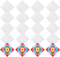 20/40 Pcs White Bandanas for Tie Dye DIY Blank Cotton Bandanas Plain by Fivebop