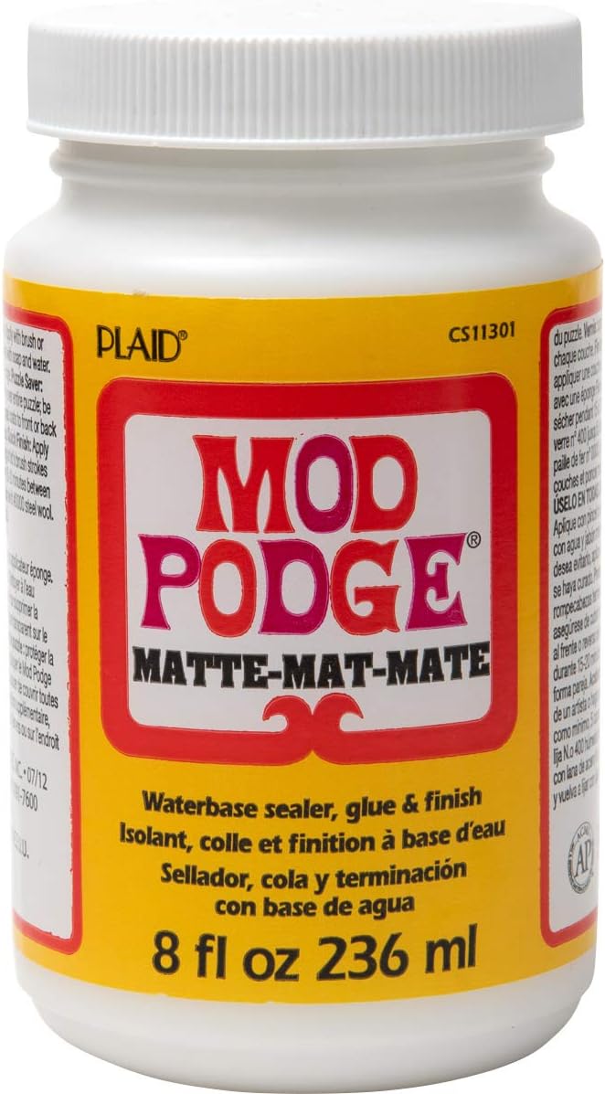 Mod Podge Matte Sealer, Glue & Finish: All-in-One Craft Solution- Quick Dry by ModPodge