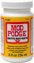 Mod Podge Matte Sealer, Glue & Finish: All-in-One Craft Solution- Quick Dry by ModPodge