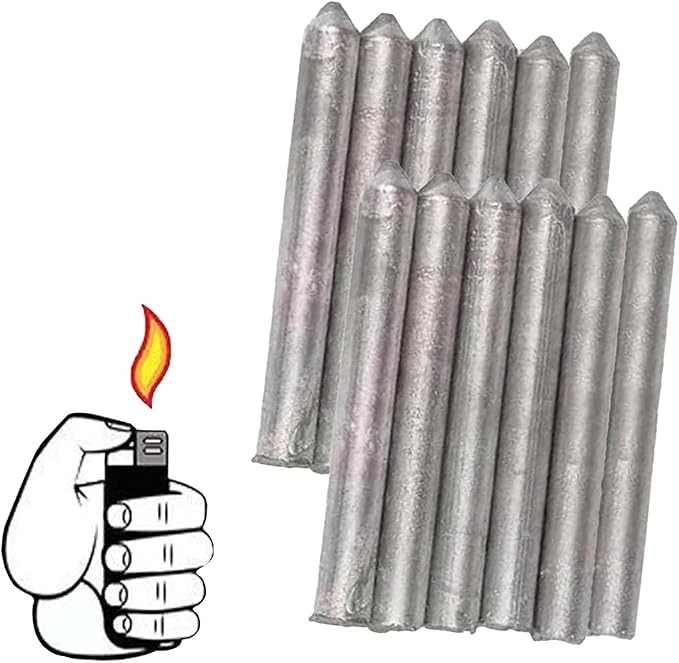 Low Temperature Universal Welding Rod, Metal Universal Low Temperature Easy Melt Welding Rods, Lighter Welding Rod, Easy Welding Rods for Metal Welding, for Aluminum, Iron Etc Metal (12pcs)