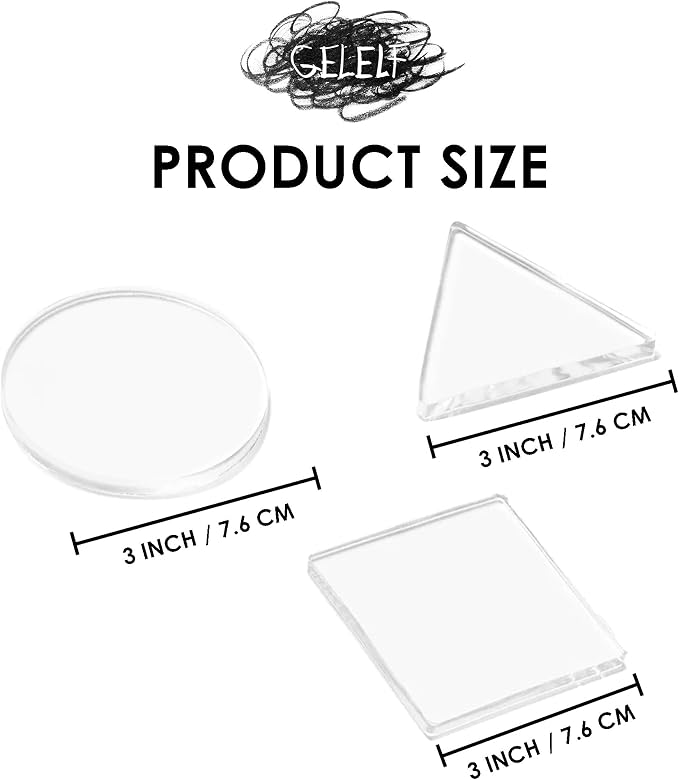 GELELF Gel Press Monoprinting Plates 3 Piece kit - Image 2