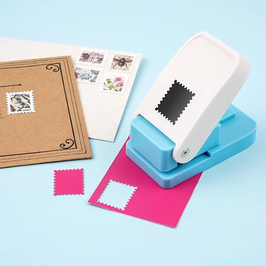 BAOFALI Stamp Punch, Stamp Puncher, 1X0.8inch Rectangular Postage Stamps Punches - Image 7