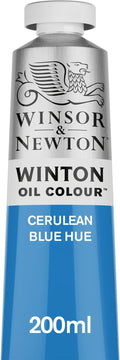 Winsor & Newton Winton Oil Color, 200ml Tube, Cerulean Blue Hue by WinsorNewton