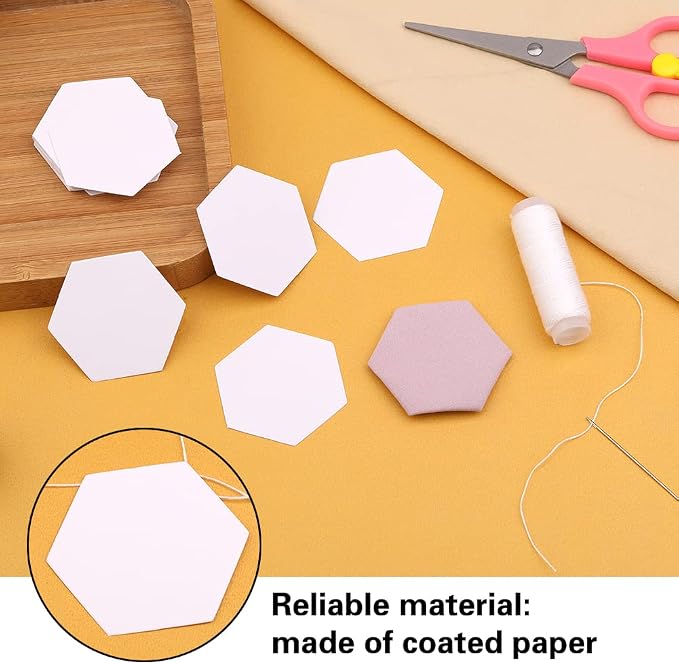 Veroave Quilting Templates, Hexagon Paper Piecing - Image 3