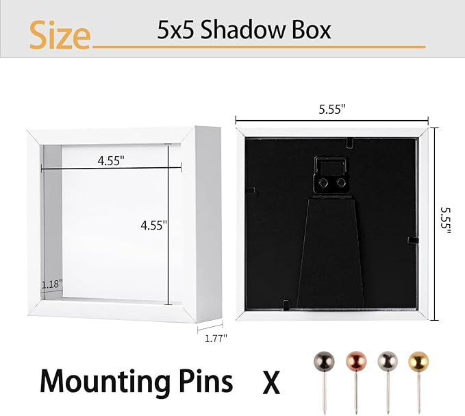 Small 5x5 Shadow Box Frame - Image 3