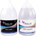 Rolio - Epoxy Resin and Hardener 1 Gallon Kit Self Leveling, Crystal Clear by RolioPigments