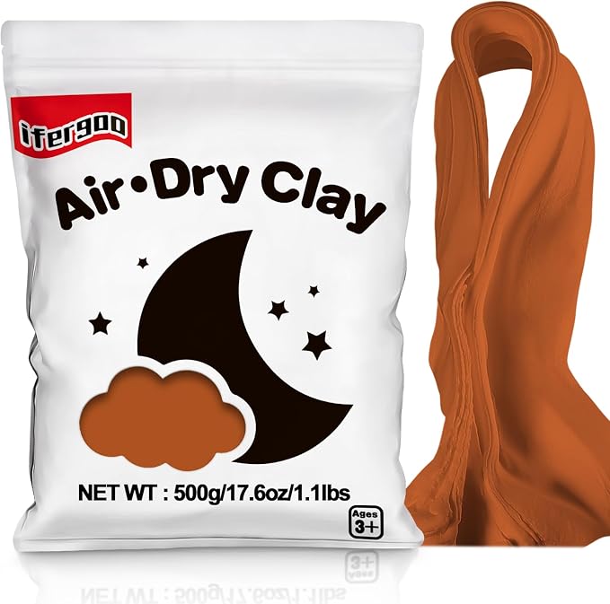 ifergoo Brown Air Dry Clay by iFergoo