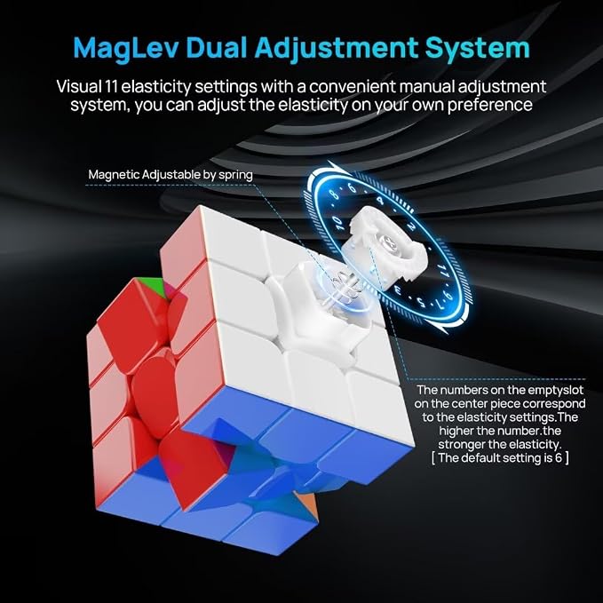 Magnetic 3x3 Speed Cube Stickerless - Image 3