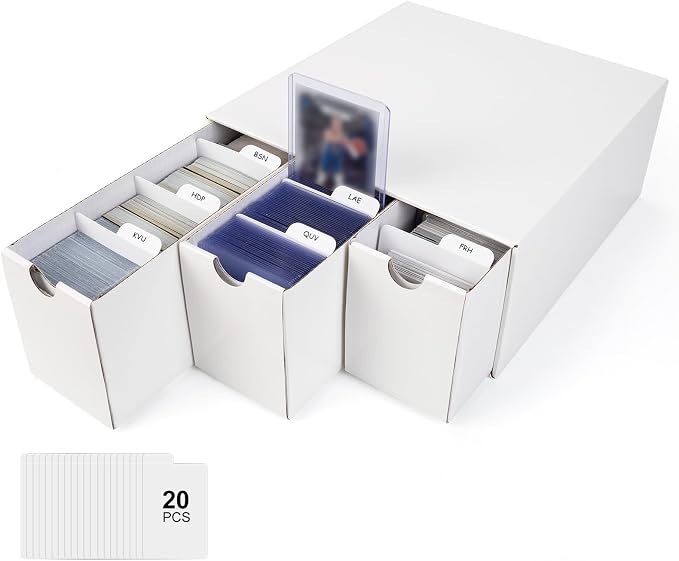 Trading Card 3 Drawer Top Loaders Storage Box by XRACV
