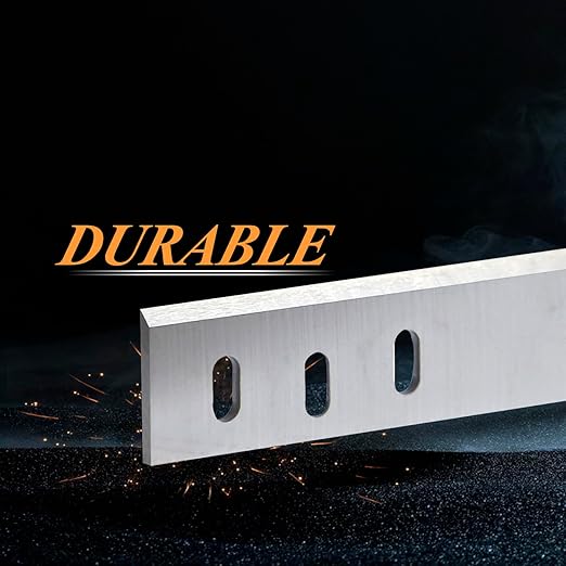10" Planer Blade Knives for Ryobi AP10 AP10N Power Planers HSS Planer Knife with Single Cuttting Edge, 4 Pcs