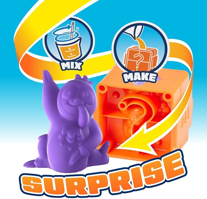 Elmer's Squishies Kids’ DIY Activity Kit, Creates 4 Mystery Characters - Image 2