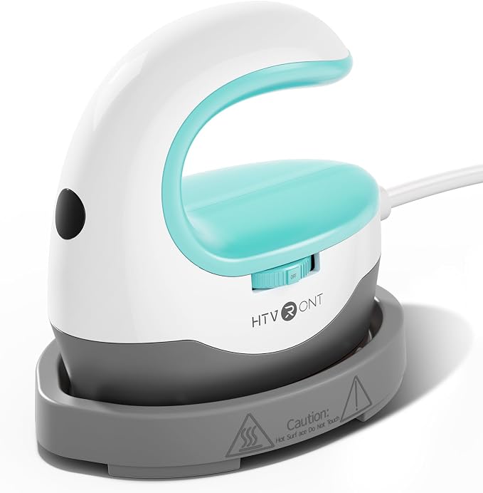 HTVRONT Heat Press Mini Heat Press Machine, Mini Iron by HTVRONT