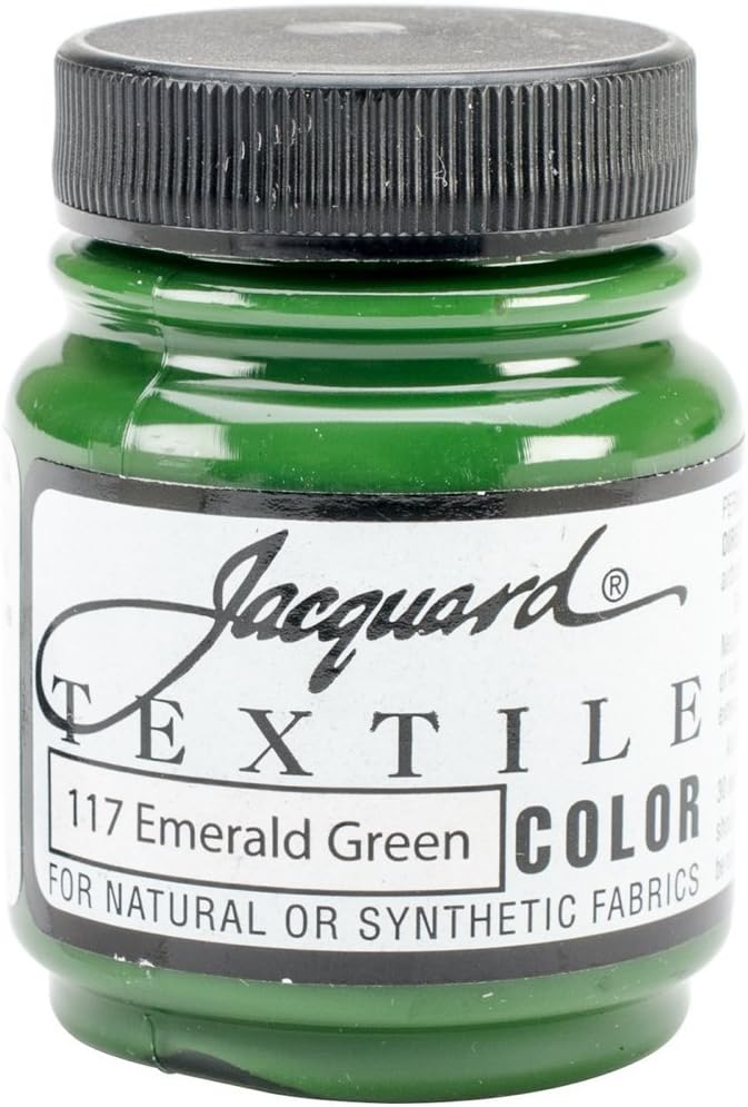 Jacquard Textile Color Emerald Green by Jacquard